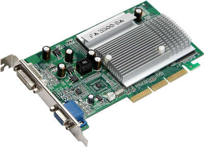 Видеокарта AGP MSI NVIDIA GeForce FX5500 [FX5500-D256H], 256MB