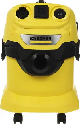 Строительный пылесос Karcher WD 4 P V-20/5/22 1000Вт (уборка: сухая/сбор воды/выдув) желтый