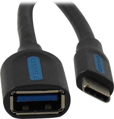 Адаптер-переходник Vention USB CM/ OTG USB 3.0 AF, гибкий - 0,15м.