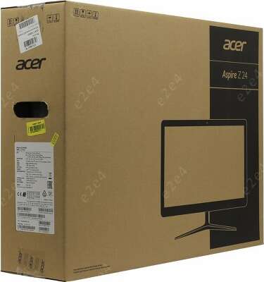 Моноблок Acer Aspire Z24-880 23.8" FHD i3-7100T/8/1000/Multi/WF/BT/Cam/W10,серебристый