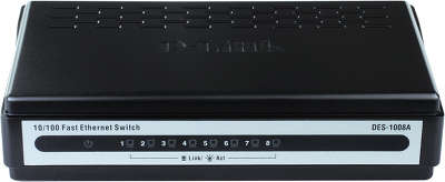 Коммутатор D-Link DES-1008A 8*10/100TX