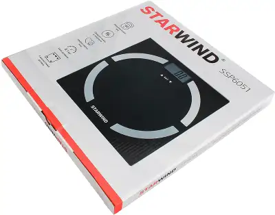 Весы напольные электронные Starwind SSP6051 макс.180кг черный