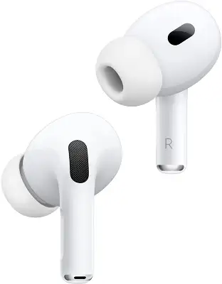 Гарнитура внутриканальные Apple AirPods Pro 2 2023 A3047/A3048/A2968 белый беспроводные bluetooth в ушной раковине (MTJV3HN/A)