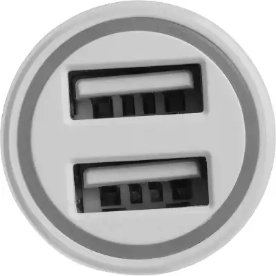 Автомобильное зар./устр. Digma DGC1С 12W 2.4A 2xUSB белый (DGC1C2LX22WH)
