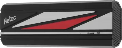Накопитель SSD Netac USB-C 256GB NT01ZX20L-256G-32BK ZX20L черный