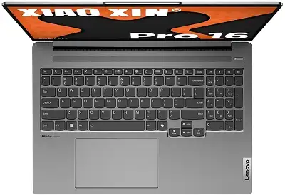 Ноутбук Lenovo Xiaoxin Pro16 AHP9 Ryzen 7 8745H 24Gb SSD1Tb AMD Radeon 780M 2Gb 16" IPS 2.5K (2560x1600) Windows 11 Home grey WiFi BT Cam