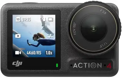 Экшн-камера Dji Osmo Action 4 Adventure Combo 1xCMOS 12Mpix серый/черный