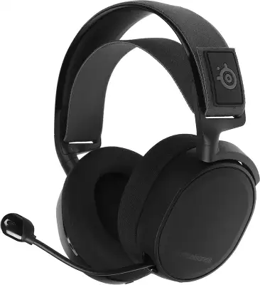 Наушники с микрофоном Steelseries Arctis 7+ черный мониторные Radio оголовье (61470)