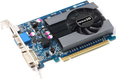 Видеокарта 4Gb PCI-E Inno3D GT730 c CUDA <GFGT730, GDDR3, 128 bit, HDCP, DVI, HDMI, Retail>