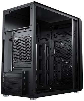 Корпус ACD Coffre 104M mATX, Black, CPU 140mm, VGA 245mm, PSU 285mm, 2x3.5INT, 1x2.5INT, 2xUSB 2.0, 1xUSB 3.0, HD Audio, w/o FAN, w/o PSU