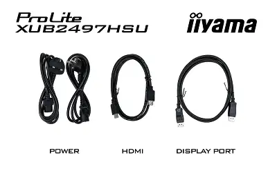 Монитор Iiyama 23.8" ProLite XUB2497HSU-W2 белый IPS LED 16:9 HDMI M/M матовая HAS Piv 300cd 178гр/178гр 1920x1080 100Hz DP FHD USB 4.9кг