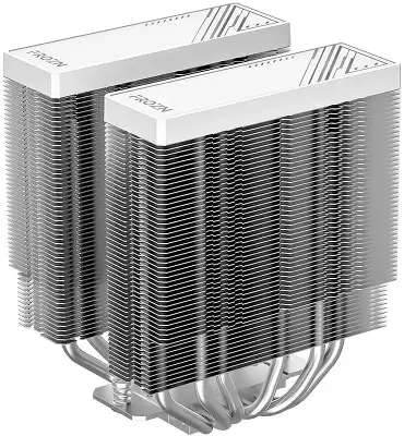 Cooler ID-Cooling FROZN A620 PRO SE ARGB WHITE Soc-AM5/AM4/1200/1700/1851 серебристый/белый 4-pin 15-27.2dB Al+Cu 260W 1190gr Ret 