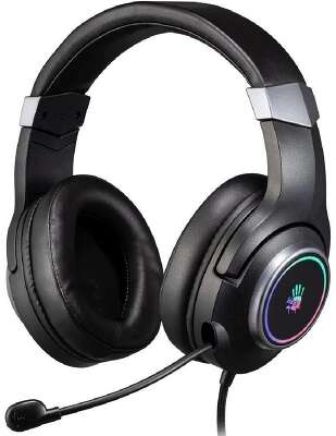 Наушники с микрофоном A4Tech Bloody G350 черный 2м мониторные USB оголовье (G350 USB/ BLACK)