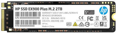 Твердотельный накопитель M.2 NVMe 2Tb HP EX900 Plus Series [35M35AA#ABB] (SSD)