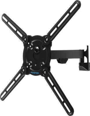 Кронштейн для телевизора Kromax ATLANTIS-10 серый 22"-65" макс.40кг настенный поворот и наклон
