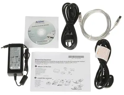 Сканер протяжный Avision AD230U (000-0864-07G/02G) A4 белый