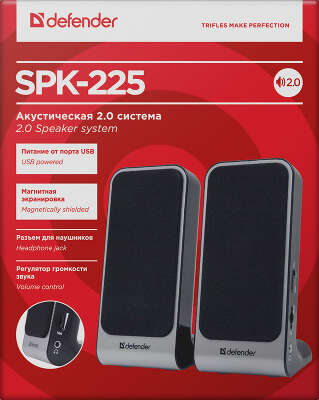 Defender Акустическая 2.0 система SPK-225 6 Вт, питание от USB