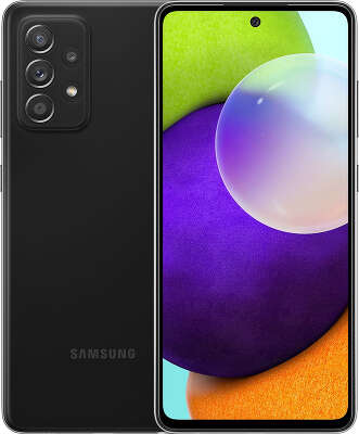Смартфон Samsung Galaxy A52, Qualcomm Snapdragon 720G, 6Gb RAM, 128Gb, черный