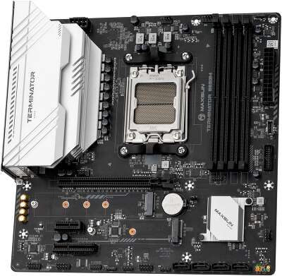 Материнская плата Maxsun MS-Terminator B650M B650, AM5, 4*DDR5, 1*PCIEx16, 1*PCIEx4, 1*PCIEx1, 2*M.2, 2*TypeC, 6*USB3.2Gen1, 6*USB2.0, 4*SATA3.0, 2.5G, DP, HDMI, M-ATX, RTL