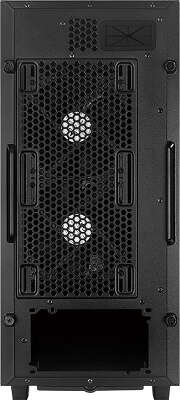 Корпус AeroCool Flo Saturn FRGB, черный, ATX, Без БП (FLO FRGB-G-BK-V1)