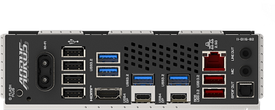 Материнская плата GIGABYTE X870 AORUS ELITE WIFI7 , AM5, X870, 4*DDR5, 4*SATA, 4*M.2, 6*USB 3.2, 4*USB 2.0, 2*Type-C, 3*PCIx16, HDMI, ATX