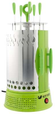 Шашлычница электрическая Kitfort KT-1402 зеленый