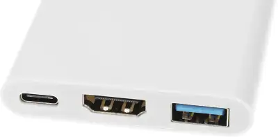 Переходник Buro USB Type-C (m) HDMI (f) USB 3.0 A(f) USB Type-C (f) (BHP RET TPC-HDM) белый