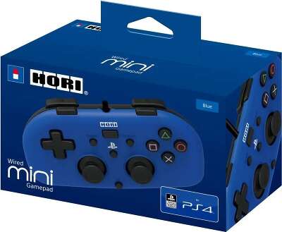 Геймпад Hori Horipad Mini синий для: PlayStation 4 (PS4-100E)