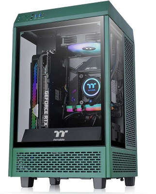 Корпус Thermaltake The Tower 100 Racing Green, зеленый, Mini-ITX, Без БП (CA-1R3-00SCWN-00)