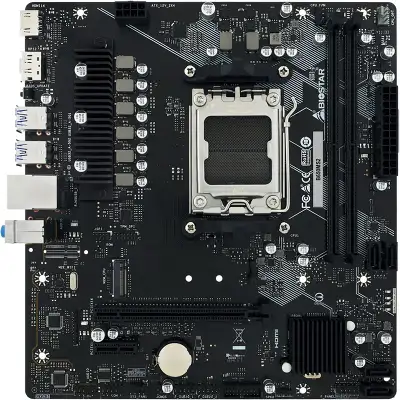 Материнская плата Biostar B650MS2-E SocketAM5 AMD B650 2xDDR5 mATX AC`97 8ch(7.1) 2.5Gg RAID+HDMI+DP