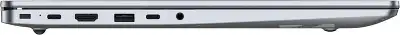 Ноутбук Tecno MegaBook K16AS Core i5 1235U 16Gb SSD512Gb Intel Iris Xe graphics 16" IPS FHD (1920x1200) без ОС silver WiFi BT Cam 6060mAh (TCN-K16I5.D16.SL)
