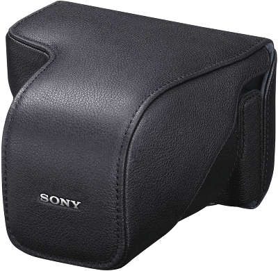 Чехол из натуральной кожи Sony LCS-ELC7B для NEX-7, чёрный