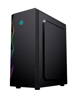 Корпус GMNG OGC-G110 черный без БП ATX 5x120mm 2xUSB2.0 1xUSB3.0 audio bott PSU