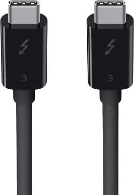Кабель Belkin Thunderbolt 3 USB-C, 0.8 м [F2CD084bt0.8MBK]