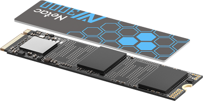 SSD накопитель Netac SSD NV3000 500GB PCIe 3 x4 M.2 2280 NVMe 3D NAND, R/W up to 3100/2100MB/s, IOPS(R4K) 200K/150K, TBW 300TB, with heat sink, 5y wty