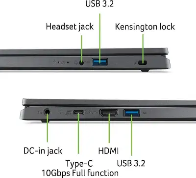 Ноутбук Acer Extensa 15 EX215-23-R0YA 15.6" FHD IPS R5 7520U/8/256Gb SSD/Без OC черный