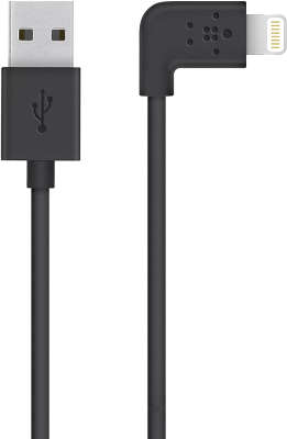 Кабель Belkin Mixit 90° USB to Lightning, 1.2 м, чёрный [F8J147bt04-BLK]