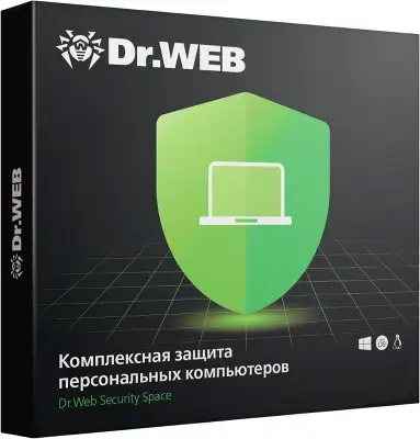 Программное Обеспечение DR.Web Security Space 3 ПК / 1 год (BHW-B-12M-3-A3/AHW-B-12M-3-A2)