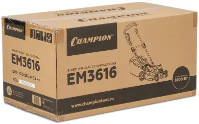 Газонокосилка роторная Champion EM3616 1600Вт