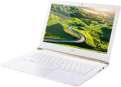 Ноутбук Acer S5-371-70AF 13.3" IPS FHD White /i7-6500U/8/256SSD/ WF/BT/CAM/W10 (NX.GCJER.004)