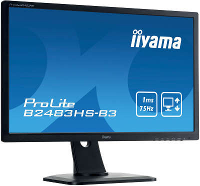 Монитор Iiyama 24" ProLite B2483HS-B3 черный VA