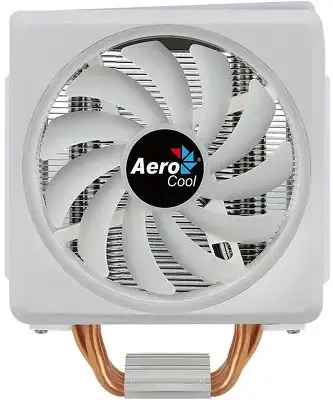 Устройство охлаждения(кулер) Aerocool Cylon 4F ARGB Soc-AM5/AM4/1200/1700/1851 белый 4-pin 14-26dB Al+Cu 145W 550gr Ret (CYLON 4F WH ARGB PWM 4P)