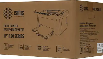 Принтер лазерный Cactus CS-LP1120B A4 черный (в комплекте: картридж + кабель USB A(m) - USB B(m))