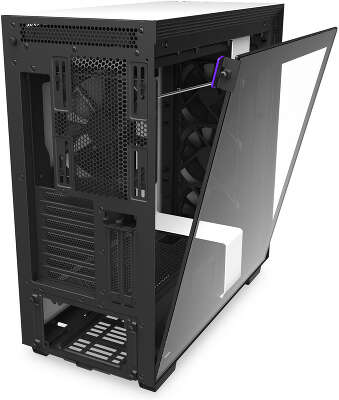 Корпус NZXT H710i White/black, белый, ATX, Без БП (CA-H710I-W1)