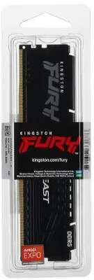 Модуль памяти DDR5 DIMM 8Gb DDR5600 Kingston FURY Beast Black (KF556C36BBE-8)