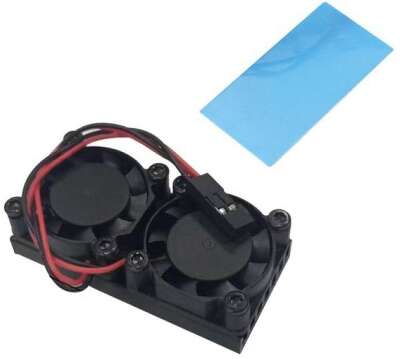 Кулер ACD RA535 Два вентилятора с радиатором ACD Double Fans (25*25*7mm) + Radiator (50*25*5mm) for Raspberry Pi 3B+/4B (RASP3409)