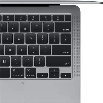 Ноутбук Apple MacBook Air A2337 M1 8 core 8Gb SSD256Gb/7 core GPU 13.3" IPS (2560x1600) macOS grey space WiFi BT Cam (MGN63CH/A)