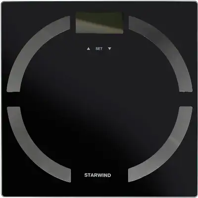 Весы напольные электронные Starwind SSP6051 макс.180кг черный