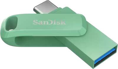 Модуль памяти USB3.1+Type-C Sandisk Ultra Dual Drive Go 128 Гб [SDDDC3-128G-G46AG] OTG, Absinthe Green