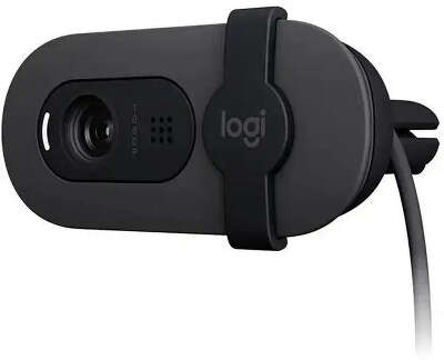 Камера-Web LOGITECH HD Webcam Brio 100 black (2MP, 1920x1080, USB-A, микрофон) (960-001587)